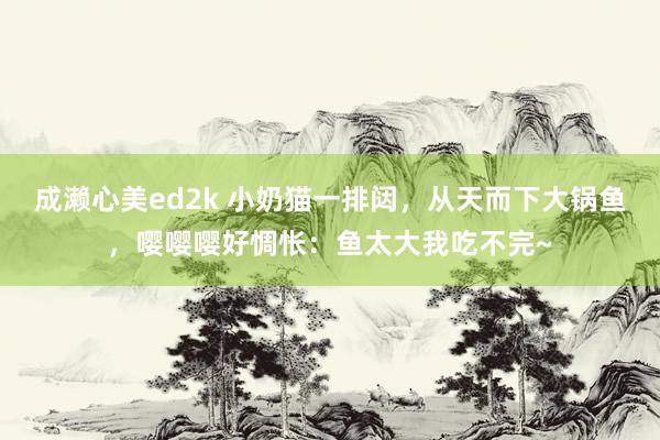 成濑心美ed2k 小奶猫一排闼，从天而下大锅鱼，嘤嘤嘤好惆怅：鱼太大我吃不完~