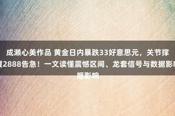 成濑心美作品 黄金日内暴跌33好意思元，关节撑握2888告急！一文读懂震憾区间、龙套信号与数据影响