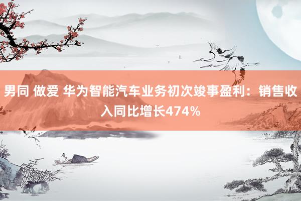 男同 做爱 华为智能汽车业务初次竣事盈利：销售收入同比增长474%