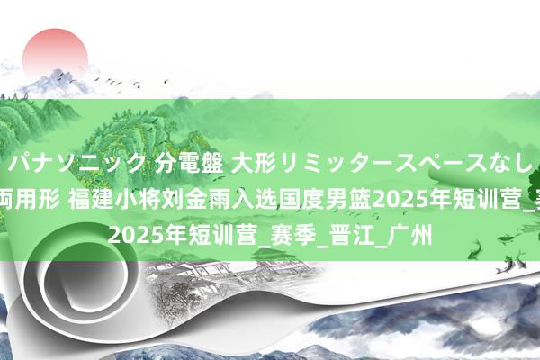 パナソニック 分電盤 大形リミッタースペースなし 露出・半埋込両用形 福建小将刘金雨入选国度男篮2025年短训营_赛季_晋江_广州