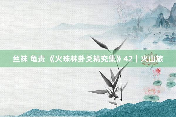 丝袜 龟责 《火珠林卦爻精究集》42｜火山旅