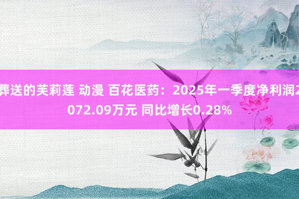 葬送的芙莉莲 动漫 百花医药：2025年一季度净利润2072.09万元 同比增长0.28%